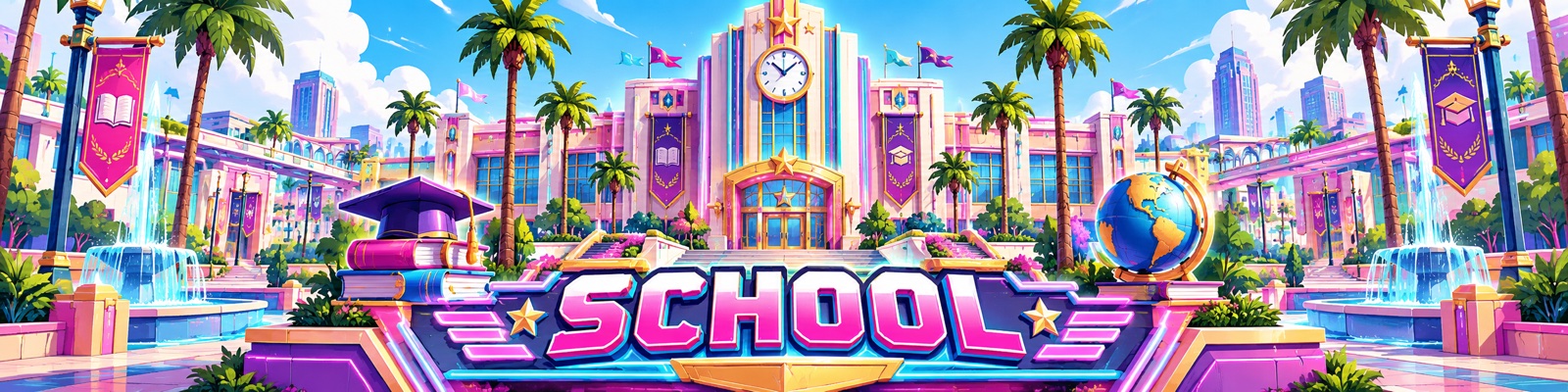 Район SCHOOL — школа №100 с неоном